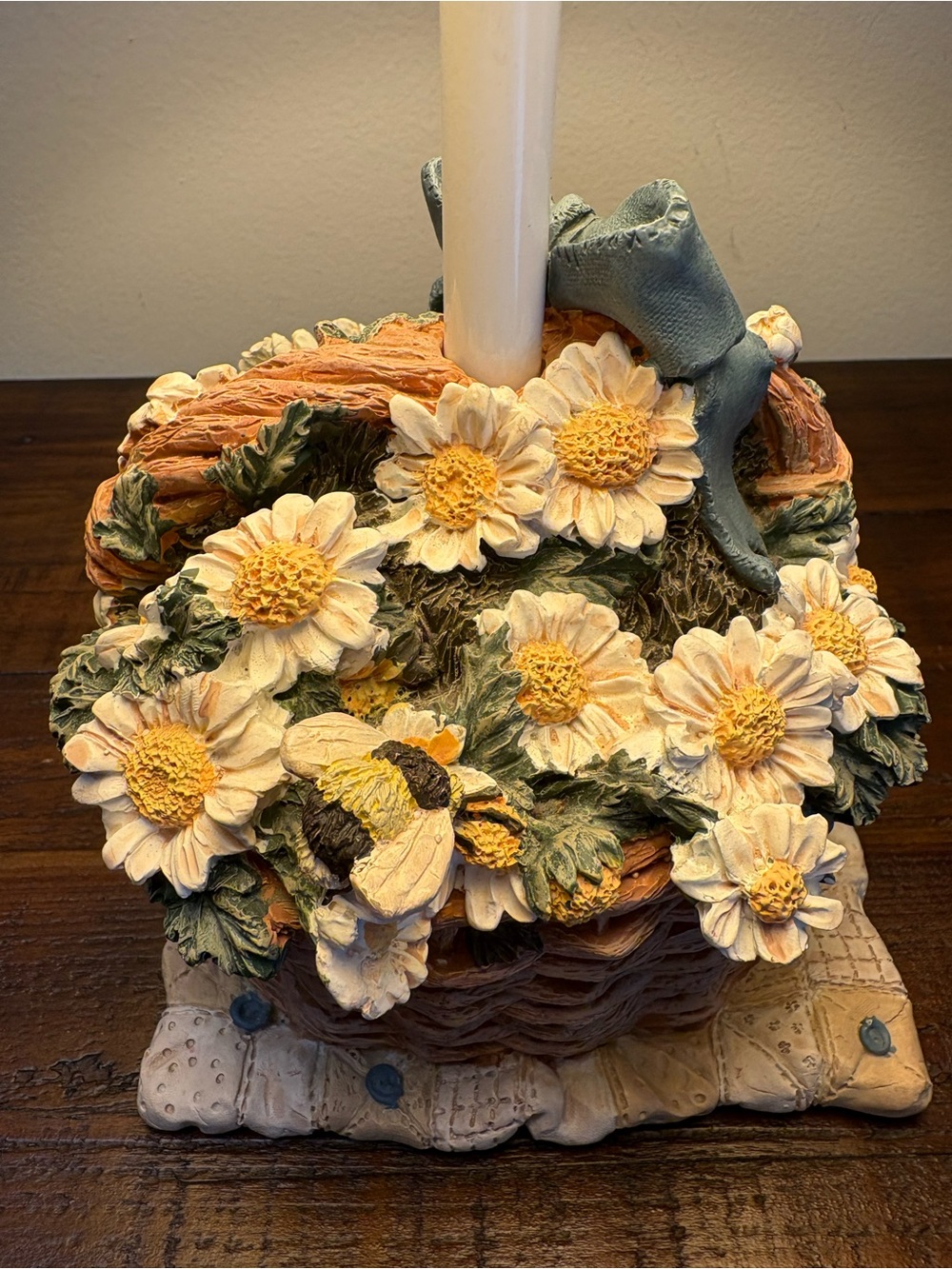 Figi Graphics Table Lamp Daisy Basket / Bird - Picture 7 of 13